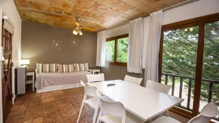 Living comedor Cabañas 6 Pax, Punta Cerezo, Cariló