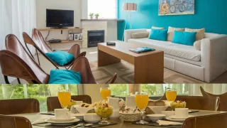 Living y comedor Unidad 140m2, Casa Grande, Cariló
