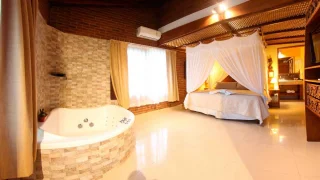 Habitacion jacuzzi Cumeló Resort y Spa Cariló