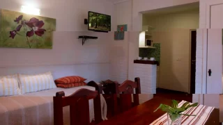Living comedor Cabaña de 2 ambientes, Posada del Bosque, Cariló