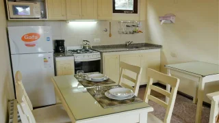 Cocina comedor Casa 1 Bosque Casa Bosque - 1 dormitorio con terraza, Las Hadas, Cariló