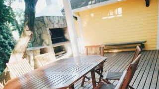 Deck y parrilla Casa Amarilla, Cariló Beach, Cariló