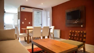 Living comedor Departamento de dos ambientes – Hasta 4 personas – 60 m., Suite House, Cariló